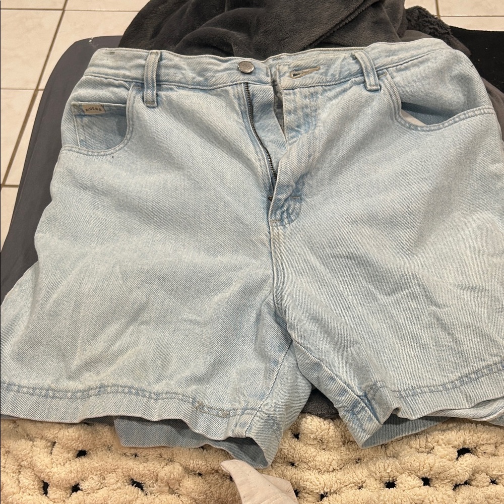 Riders by Lee Light Blue Jean Shorts